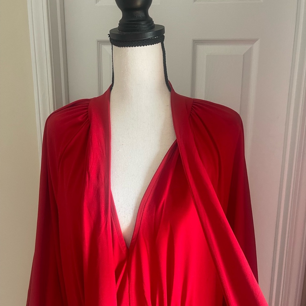 Eloquii Red Maxi Dress - Picture 3 of 12